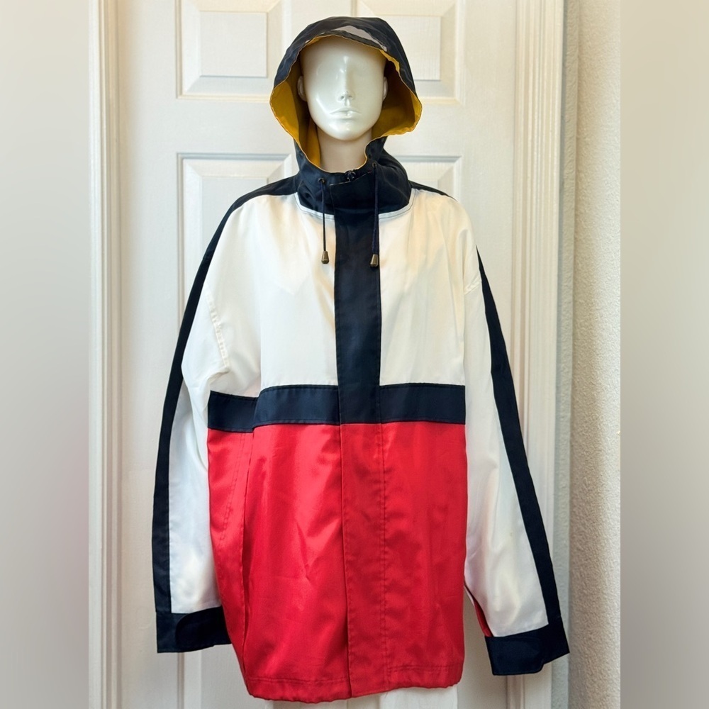 AST Sports Wear Colorblock Hooded Jacket Size 2XL